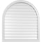 Ekena Millwork Round Top Surface Mount PVC Gable Vent: Functional, w/ 2"W x 2"P Brickmould Sill Frame, 36"W x 40"H GVPRT36X4003SF - alternate 1